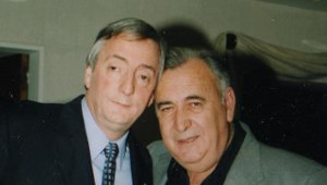 Néstor Kirchner y Hugo Giménez Agüero